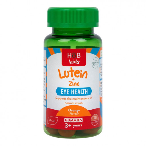 Лутеин + Цинк за деца (Kids 3+ Lutein + Zinc) 30 желирани таблетки