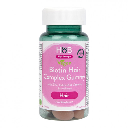 Биотин комплекс за коса (Biotin Hair Complex) 30 веган желета