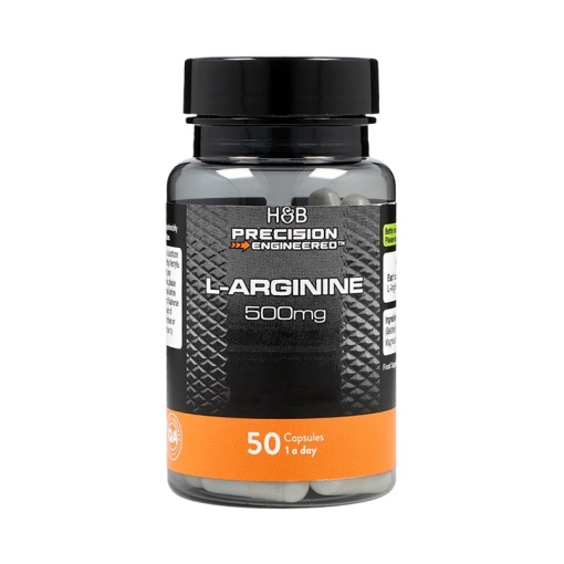 Л-аргинин (L-arginine) 500мг 50 капсули, H&B