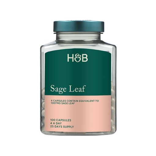 Салвия (Sage Leaf) (градински чай) 285мг 100 капсули, H&B