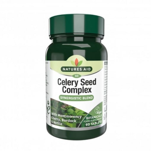 Семена от целина, вишна, репей и коприва (Celery Seed Complex) 60 таблетки