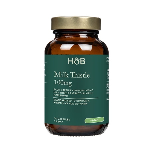 Бял трън екстракт (Milk Thistle) 60 капсули, H&B