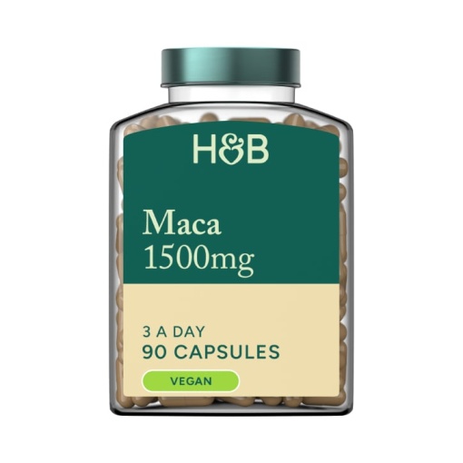 Мака екстракт от корен (Maca Root Extract) 500mg 90 капсули, H&B