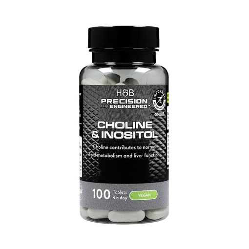 Холин и Инозитол (Витамин В4 + В8) (Choline Inositol) 100 таблетки, H&B