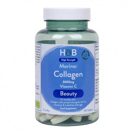 Рибен колаген (Marine Collagen with Vitamin C) 1000mg 90 таблетки