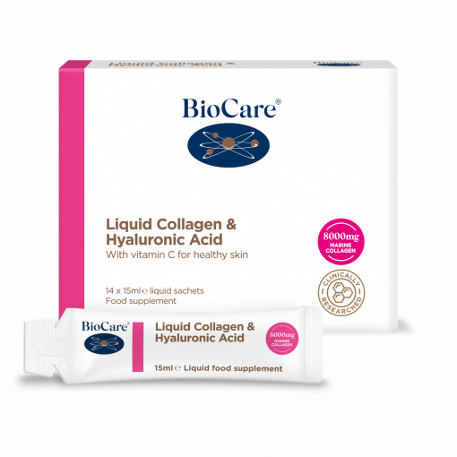 BioCare Liquid Collagen & Hyaluronic Acid 15ml x 14 сашета