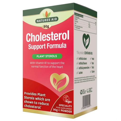 Холестерол съпорт формула (Cholesterol Support Formula) 90g, Natures Aid