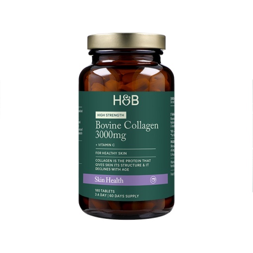 Телешки хидролизиран колаген (Bovine Collagen) 1000мг 180 таблетки, H&B