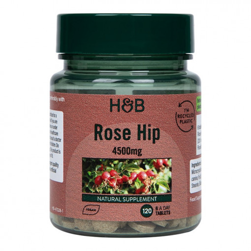 Екстракт от шипки (Rose Hip) 750 mg 120 таблетки, H&B