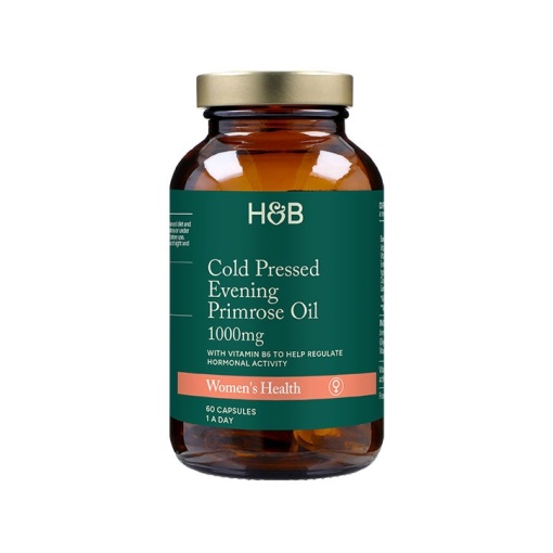 Масло от вечерна иглика (Evening Primrose Oil) 1500мг 60 капсули, H&B