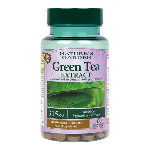 Екстракт от зелен чай (Green Tea Extract) 315мг 100 таблетки