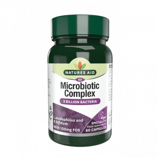 Микробиотичен комплекс (Microbiotic Complex) 2млрд. 60 капсули, Natures Aid