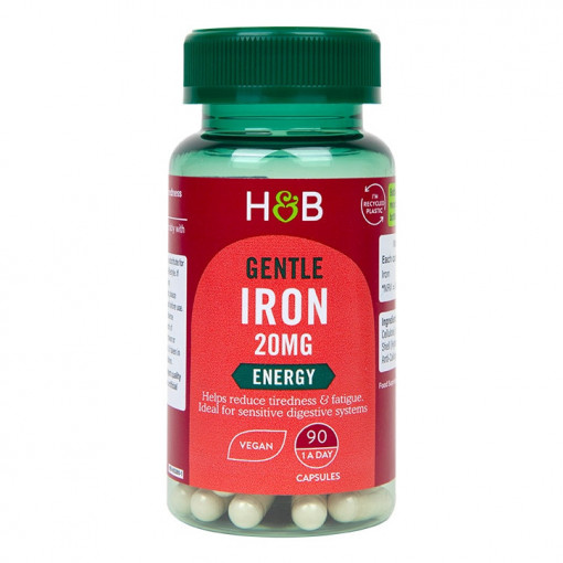 Нежно желязо (Gentle Iron) 20mg 90 капсули, H&B