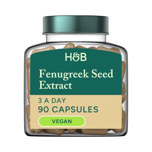 Сминдух (Fenugreek) (семена) 610 mg 90 капсули, H&B