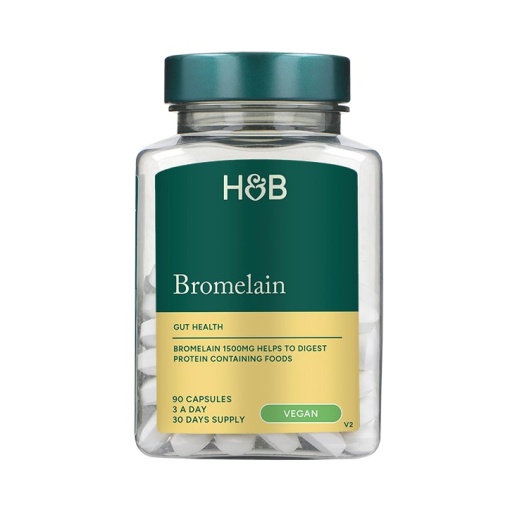 Бромелаин (Bromelain) 500мг 90 таблетки, Holland and Barrett