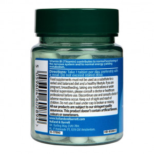 Витамин B1 (Vitamin B1) 100мг 100 таблетки, H&B - Img 3