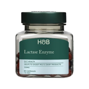 Лактаза ензими (Super Lactase Enzyme) 125мг 60 капсули, H&B - Img 3