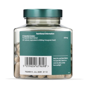 Сминдух (Fenugreek) (семена) 610 mg 90 капсули, H&B - Img 3