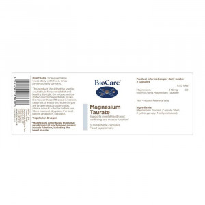 BioCare Magnesium Taurate съдържание