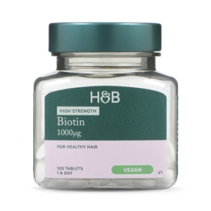 Биотин (Biotin) 1000мкг 120 таблетки, H&B