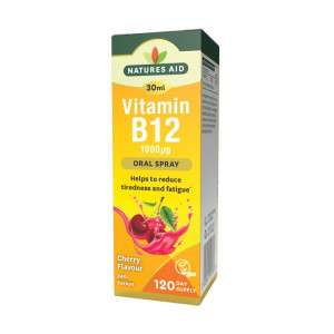 Витамин В12 спрей 30ml, Natures Aid - Img 2