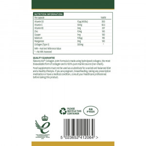 Колаген формула за стави (Collagen Joint Formula) 60 капсули, Natures Aid - Img 3