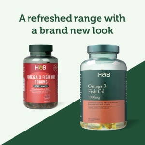 Омега-3 концентрирано рибено масло (Omega 3 Fish Oil) 1000mg 120 капсули, H&B - Img 4
