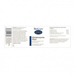 BioCare Glutenzyme Plus съдържание