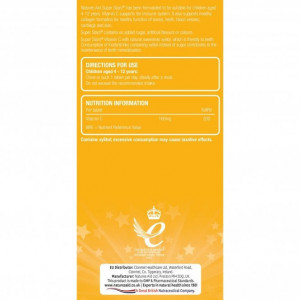 Super Stars Vitamin C Витамин С за Деца 60 дъвчащи таблетки, Natures Aid - Img 4