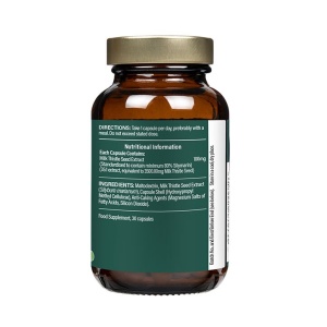 Бял трън екстракт (Milk Thistle) 60 капсули, H&B - Img 2