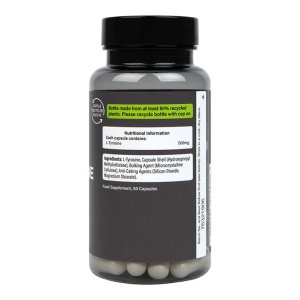 Л-тирозин (L-tyrosine) 500мг 50 капсули, H&B - Img 2