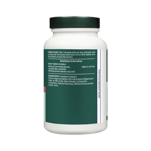 Пробиотик с Ацидофилус (Chewable Acidophilus Strawberry 1 Billion) 1млрд. 120 дъвчащи таблетки, H&B - Img 2