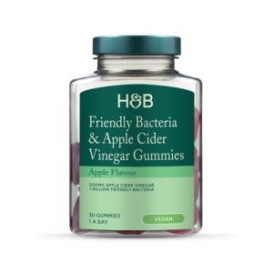 Пробиотик с ябълков оцет 30 гъмита Holland and Barrett