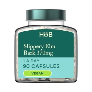 Хлъзгав бряст кора (Slippery Elm Bark) 370мг 90 капсули, H&B - Img 5