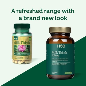 Бял трън екстракт (Milk Thistle) 60 капсули, H&B - Img 4