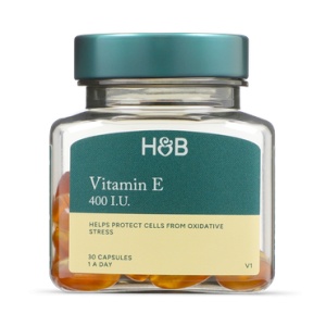 Витамин Е (Vitamin E) 400 I.U. 30 капсули, H&B