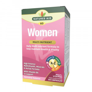 Комплекс за жени (Womens Multi-Vitamins & Minerals) 60 капсули, Natures Aid - Img 1