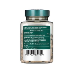 Мака екстракт от корен (Maca Root Extract) 500mg 90 капсули, H&B - Img 3