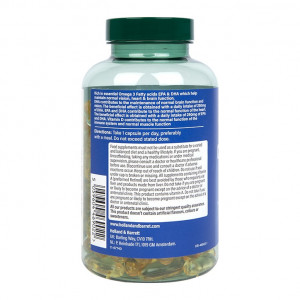 Омега-3 рибено масло от черен дроб на треска (Pure Cod Liver Oil) 1000мг 120 капсули, H&B - Img 7