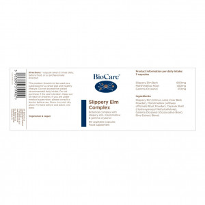 Slippery Elm Complex 90 caps, BioCare
