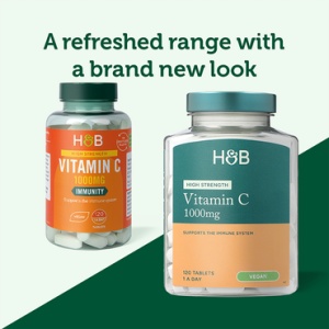 Витамин C 1000 мг икономична опаковка Holland & Barrett 120 таблетки - Img 4