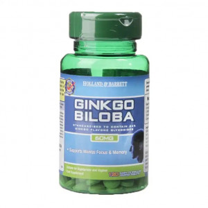 Гинко билоба (Ginkgo Biloba) 60мг 120 таблетки, H&B