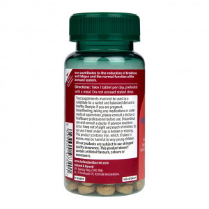 Желязо (Iron) 15 mg с витамини и минерали 90 таблетки, H&B - Img 6