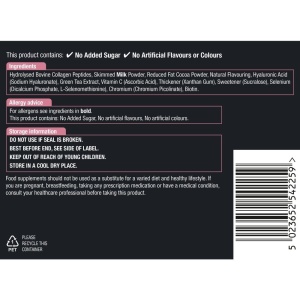 Колагенов Шейк 8000mg - Шоколад 225g, Natures Aid - Img 3