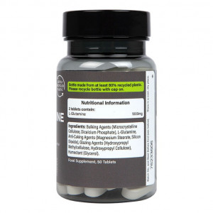 Л-глутамин (L-glutamine) 500мг 50 таблетки, H&B - Img 2