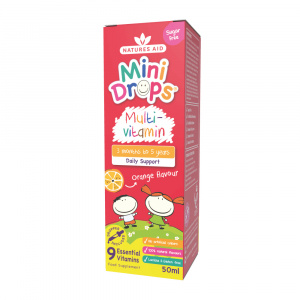 Мултивитамин за деца Mini Drops Natures Aid