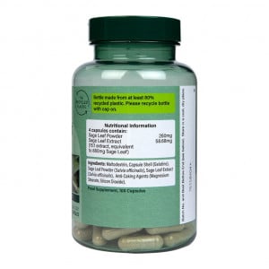 Салвия (Sage Leaf) (градински чай) 285мг 100 капсули, H&B - Img 6