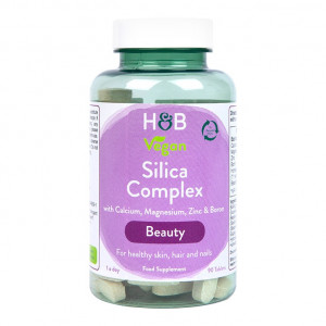 Силициев комплекс (Vegan Silica Complex) 90 таблетки, H&B - Img 1