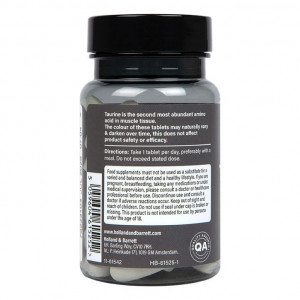 Таурин (Taurine) 500мг 50 таблетки, H&B - Img 3
