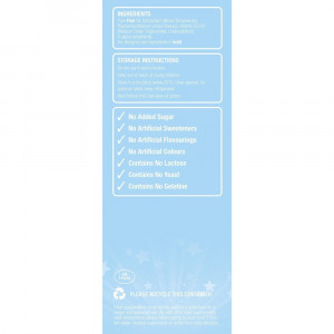 Super Stars Omega 3 / Омега 3 за деца 6-12 години 150мл, Natures Aid - Img 3